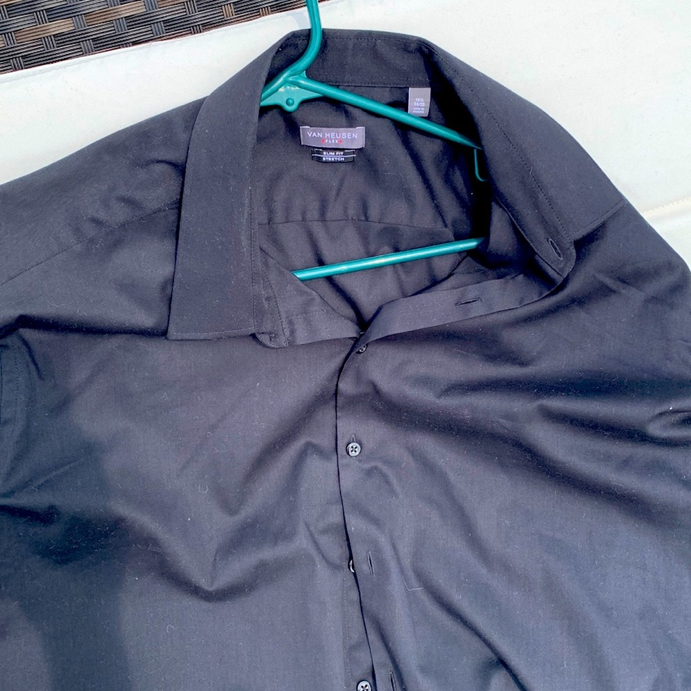 Black Dress Shirt 18 1/2  32/35